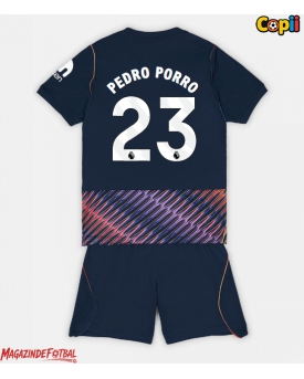 Tottenham Hotspur Pedro Porro #23 Echipament de Fotbal Replică 2026-27 Copii Deplasare (+ Șorturi)